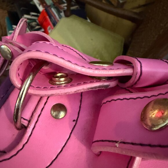 Pet Flys Airline Approved Pet Carrier - Pink/Purple Koi Fish Tattoo Print - Y2K - Picture 5 of 15